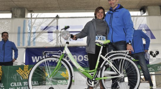 Premiada con una bici