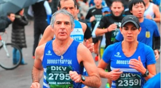 Josema en la Maratón de Donostia